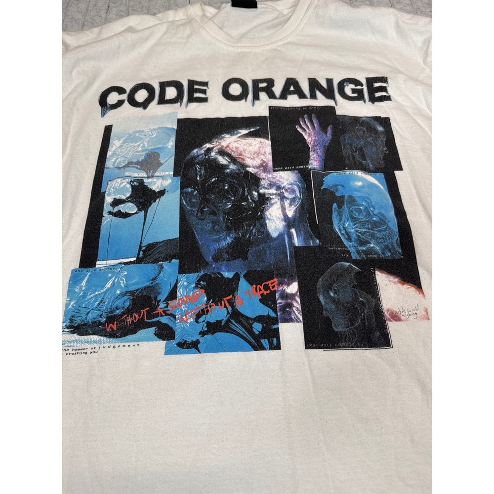 Code Orange Live From The Cold Metal Place‎ 2021 Tour Long Sleeve Shirt White XL